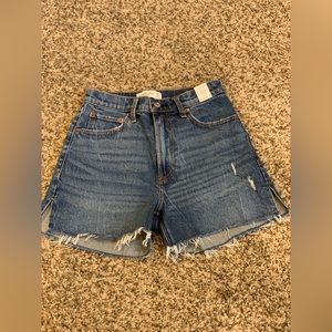 A&F high rise shorts